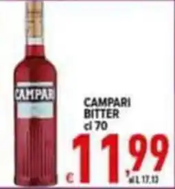 Iper Triscount Campari Bitter offerta
