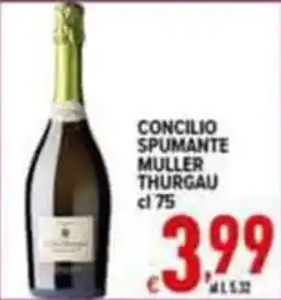 Iper Triscount Concilio spumante muller thurgau offerta
