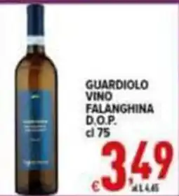 Iper Triscount Guardiolo vino Falanghina D.O.P. offerta
