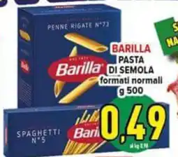 Iper Triscount Barilla pasta di semola offerta