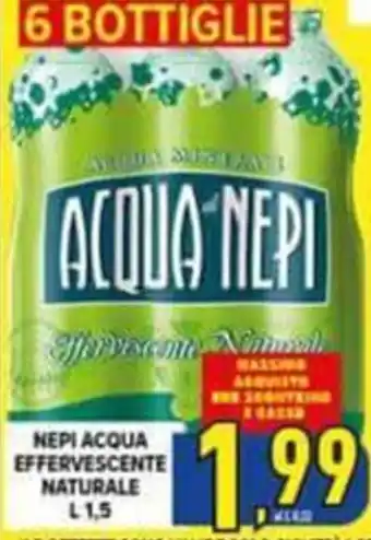 Acqua Nepi effervescente naturale