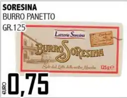 Big Food Burro Soresina offerta