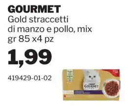 GrosMarket Gourmet Gold straccetti di manzo e pollo, mix offerta