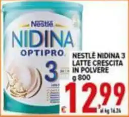Iper Triscount Nestlé Nidina 3 offerta