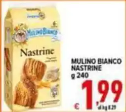 Iper Triscount Mulino Bianco Nastrine offerta