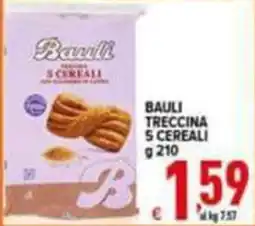 Iper Triscount Bauli treccina 5 cereali offerta