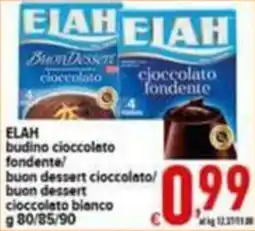 Iper Triscount Elah budino cioccolato fondente offerta