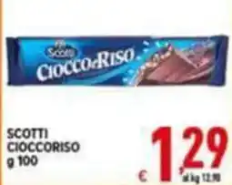 Iper Triscount Scotti cioccoriso offerta