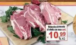 CTS Supermercati Bistecca di tracosta di vitello con osso offerta