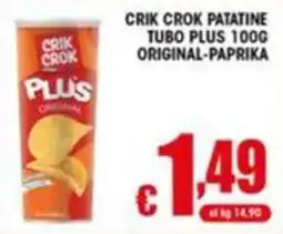 Sacoph Crik Crok tubo plus original-paprika offerta