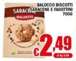 Sacoph Balocco biscotti saracene e fagottini offerta