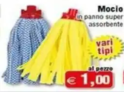 Magazzini Smart Mocio in panno super assorbente offerta