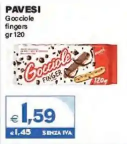 Boningros Cash and Carry Pavesi Gocciolè fingers offerta