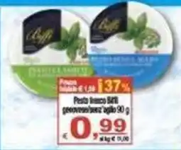 CTS Supermercati Pesto fresco Brill offerta
