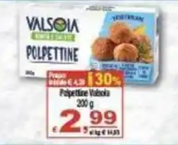 CTS Supermercati Polpette Valsoia offerta
