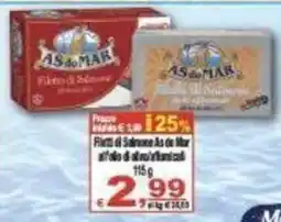 CTS Supermercati Fette di Salmone As de Mar offerta