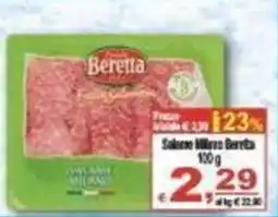 CTS Supermercati Salame Milano Beretta offerta