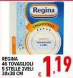 Iper Triscount Regina tovaglioli offerta