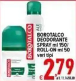 Iper Triscount Borotalco deodorante offerta