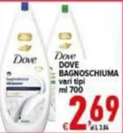 Iper Triscount Dove bagnoschiuma vari tipi offerta