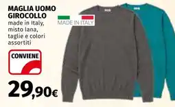 Ipercoop Maglia uomo girocollo offerta