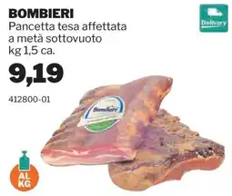 GrosMarket Pancetta tesa affettata Bombieri offerta