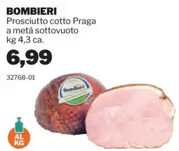 GrosMarket Prosciutto cotto Praga Bombieri offerta