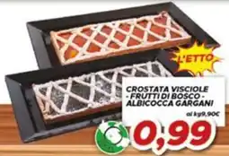 MA Supermercati Crostata visciole frutti di bosco albicocca Gargani offerta