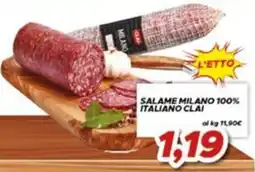 MA Supermercati Salame Milano 100% Italiano Clai offerta