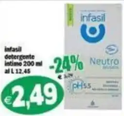 Il Castoro Supermercati infasil detergente intimo offerta