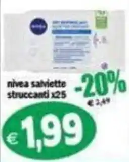Il Castoro Supermercati nivea salviette struccanti offerta