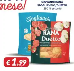 Supermercati Visotto Giovanni Rana Sfogliavelo/Duetto offerta