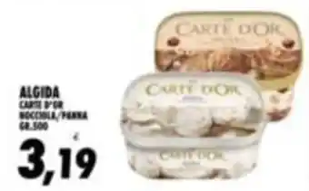 Algida Carte d'Or nocciola/panna