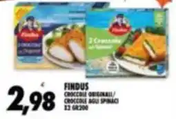 Compri Meglio Findus crocchette originali/crocchette agli spinaci offerta