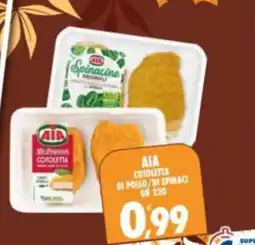 Compri Meglio AIA Cotoletta di pollo / di spinaci offerta
