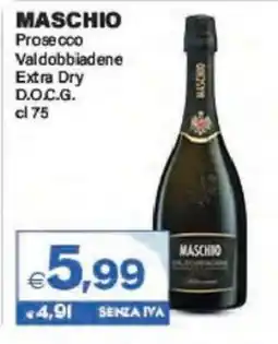 Boningros Cash and Carry Maschio Prosecco Valdobbiadene Extra Dry offerta