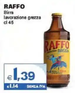 Boningros Cash and Carry Raffo Birra lavorazione grezza offerta