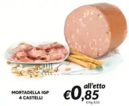 Supermercati Visotto Mortadella IGP 4 Castelli offerta