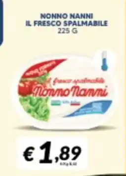 Supermercati Visotto Il fresco spalmabile Nonno Nanni offerta