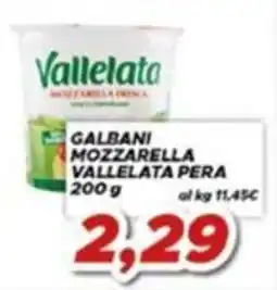 MA Supermercati Mozzarella Vallelata pera offerta
