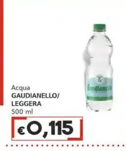 Italy Cash Acqua Gaudianello Leggera offerta