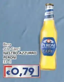 Italy Cash Birra stile Capri Nastro Azzurro Peroni offerta
