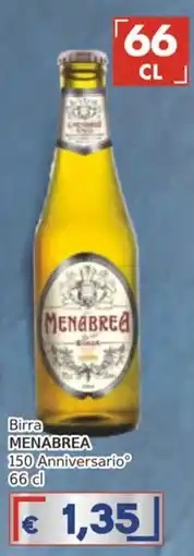 Italy Cash Birra MENABREA 150 Anniversario° offerta