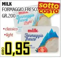 Big Food milk Formaggio fresco offerta