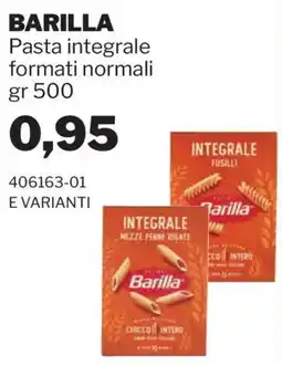 GrosMarket Pasta integrale Barilla offerta