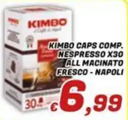 Idromarket Kimbo caps comp. Nespresso offerta