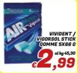 Idromarket Vivident / Vicorsol stick offerta