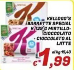 Idromarket Kellogg's Barrette Special offerta