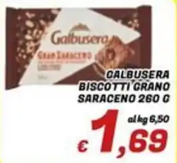 Idromarket Galbusera biscotti grano saraceno offerta
