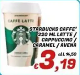 Idromarket Starbucks Caffè Caffè Latte offerta